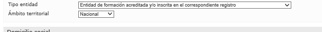 Actualizar datos de empresa